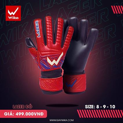 Găng tay thủ môn Wika Lazer Đỏ